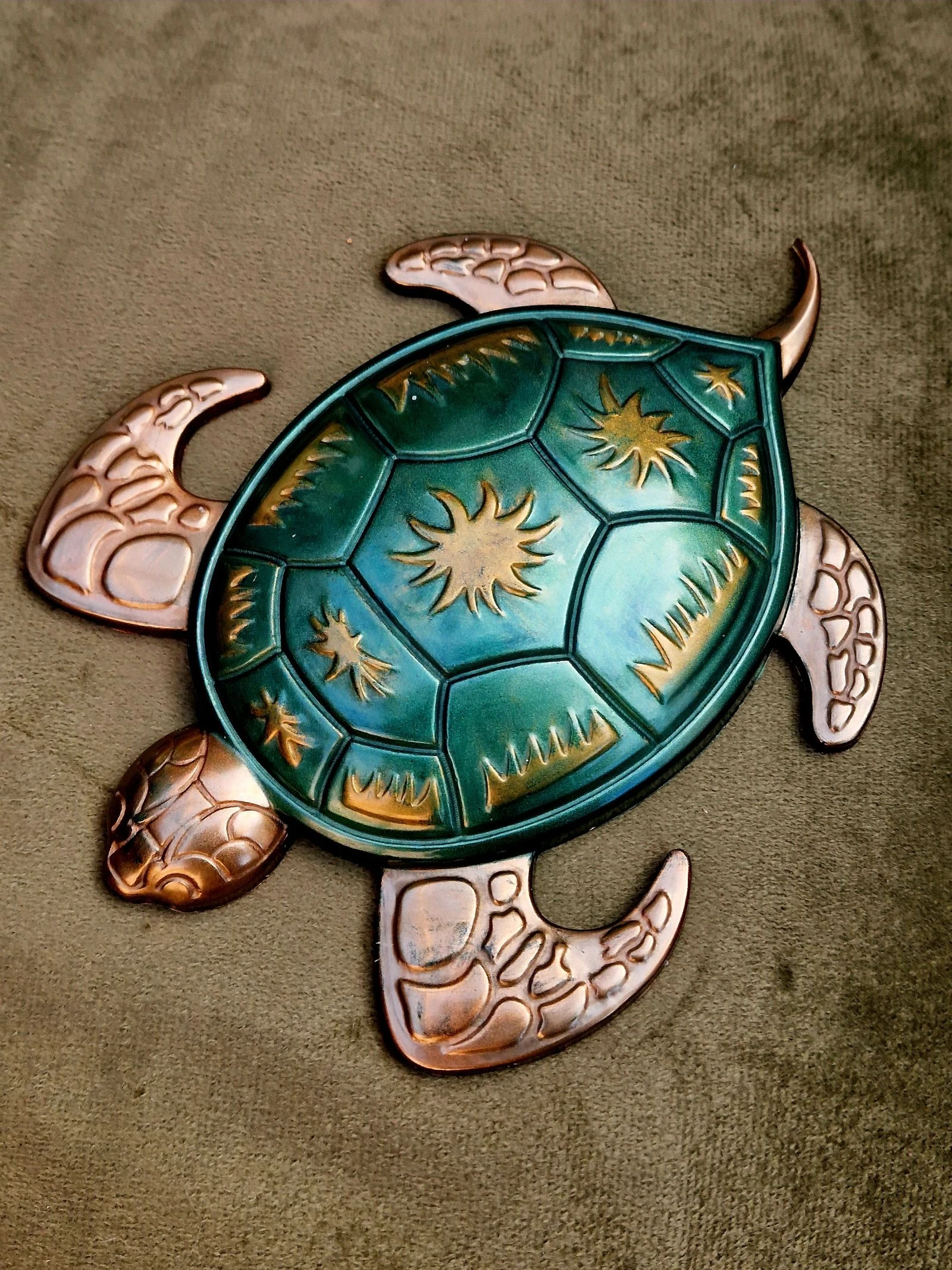 Schildpad in resin